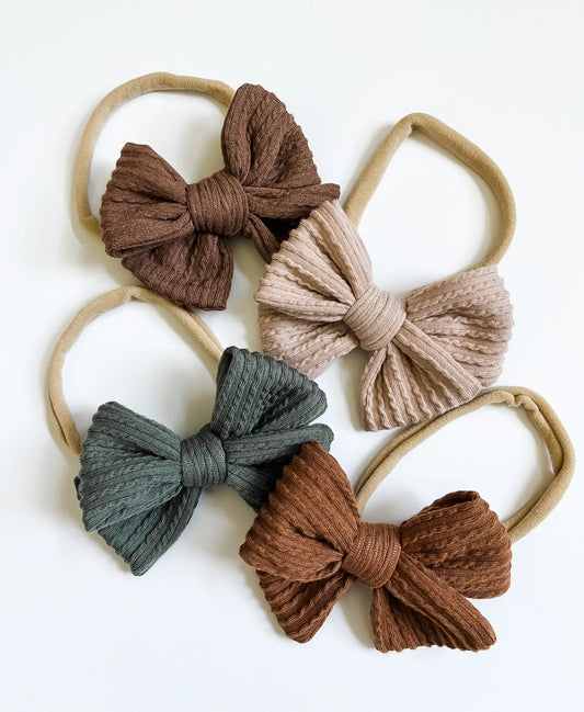 Knit Bow Headband