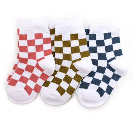 Checkered Midi Sock