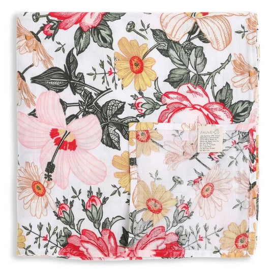 Blossom Print Muslin Wrap