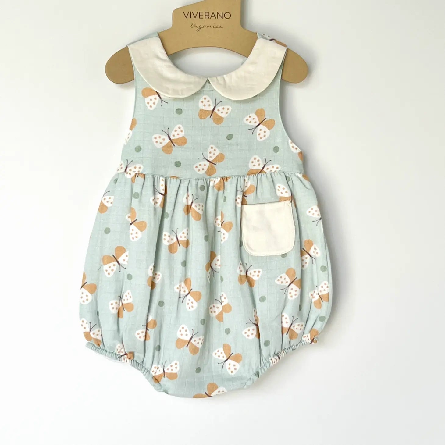 Butterfly Bubble Romper | Baby Girl Clothes | Organic Muslin | Non ...