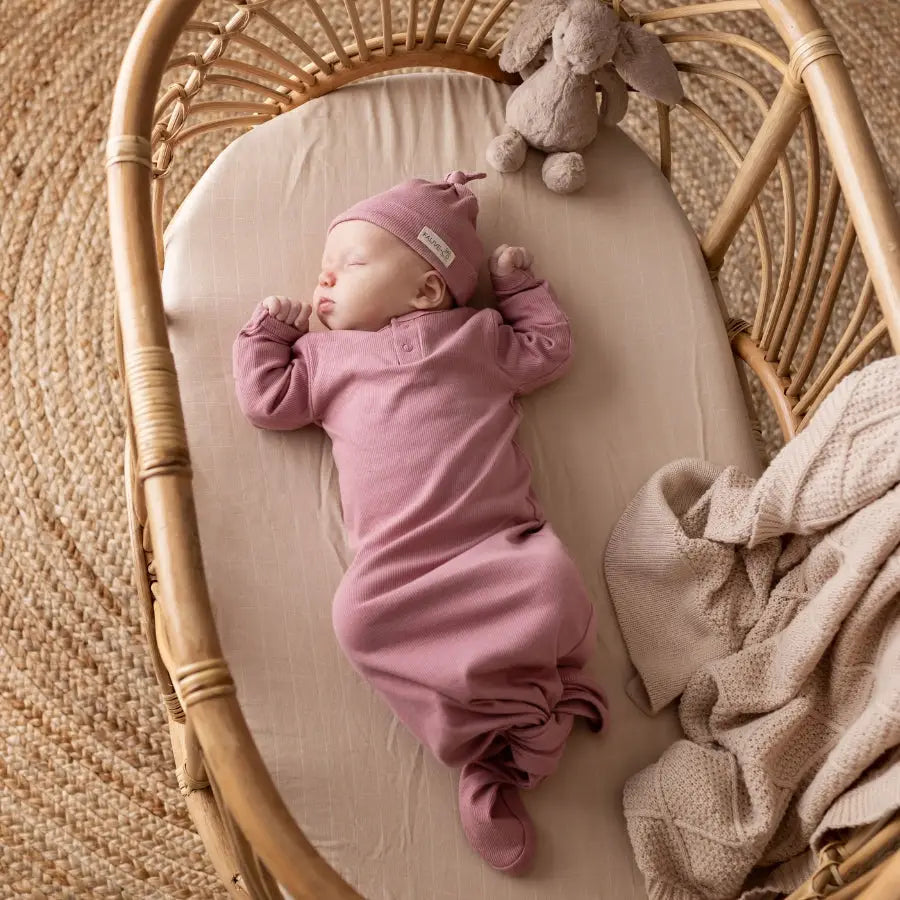 Newborn Knotted Gown Set